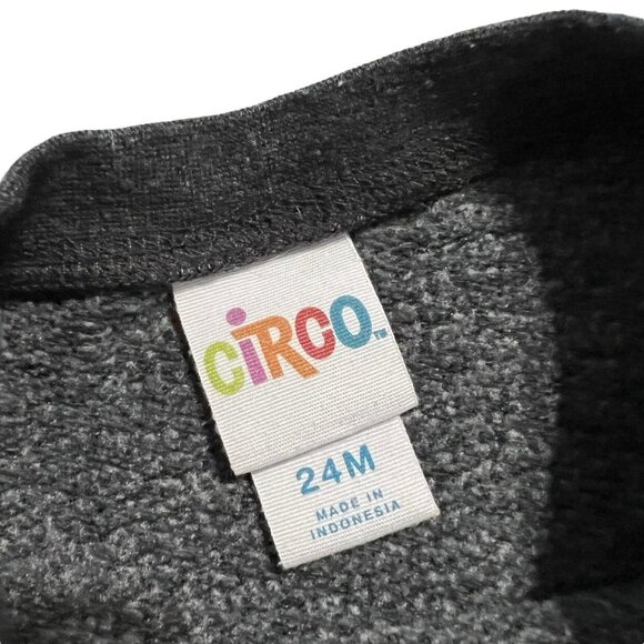 Circo 24m Grey Skull & Crossbones Pullover Sweatshirt - Picture 4 of 4